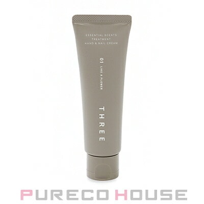 THREE (スリー) エッセンシャルセンツ トリートメント ハンド＆ネイル クリーム 40g #01 LIKE A FLOWER