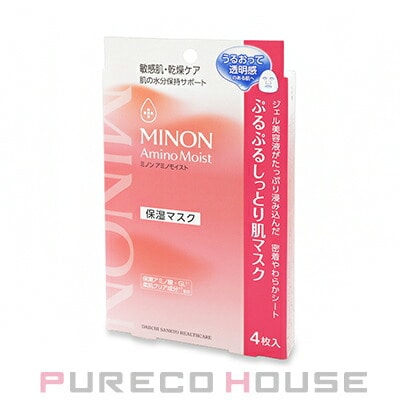 MINON (ミノン) アミノモイスト ぷるぷるしっとり肌マスク (保湿マスク) 22ml×4枚入
