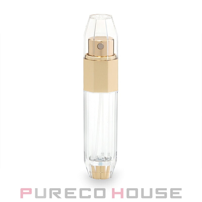 ポータブル クリア アトマイザー 5ml #ゴールド