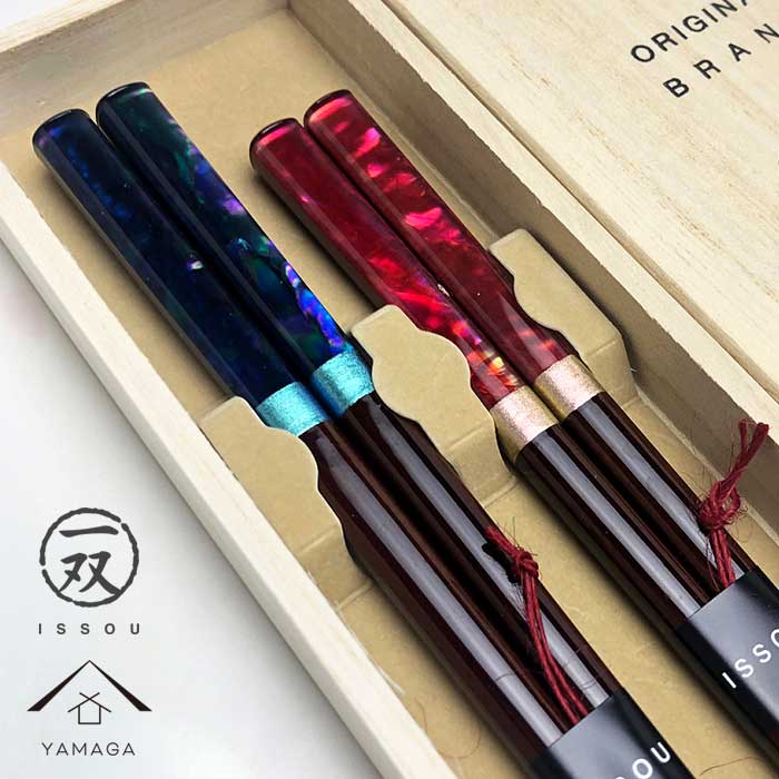 【海外の方に喜ばれます】お箸 食洗機対応 箸 ギフト箸 まぼろし貝 一双 ペア 夫婦箸 プレゼント 記念品 母の日 父の日 敬老の日 結婚記念日 結婚祝い 引出物 塗り箸 おはし ペアギフト 日本製 国産 記念日 漆器 孫から 孫 結ギフト