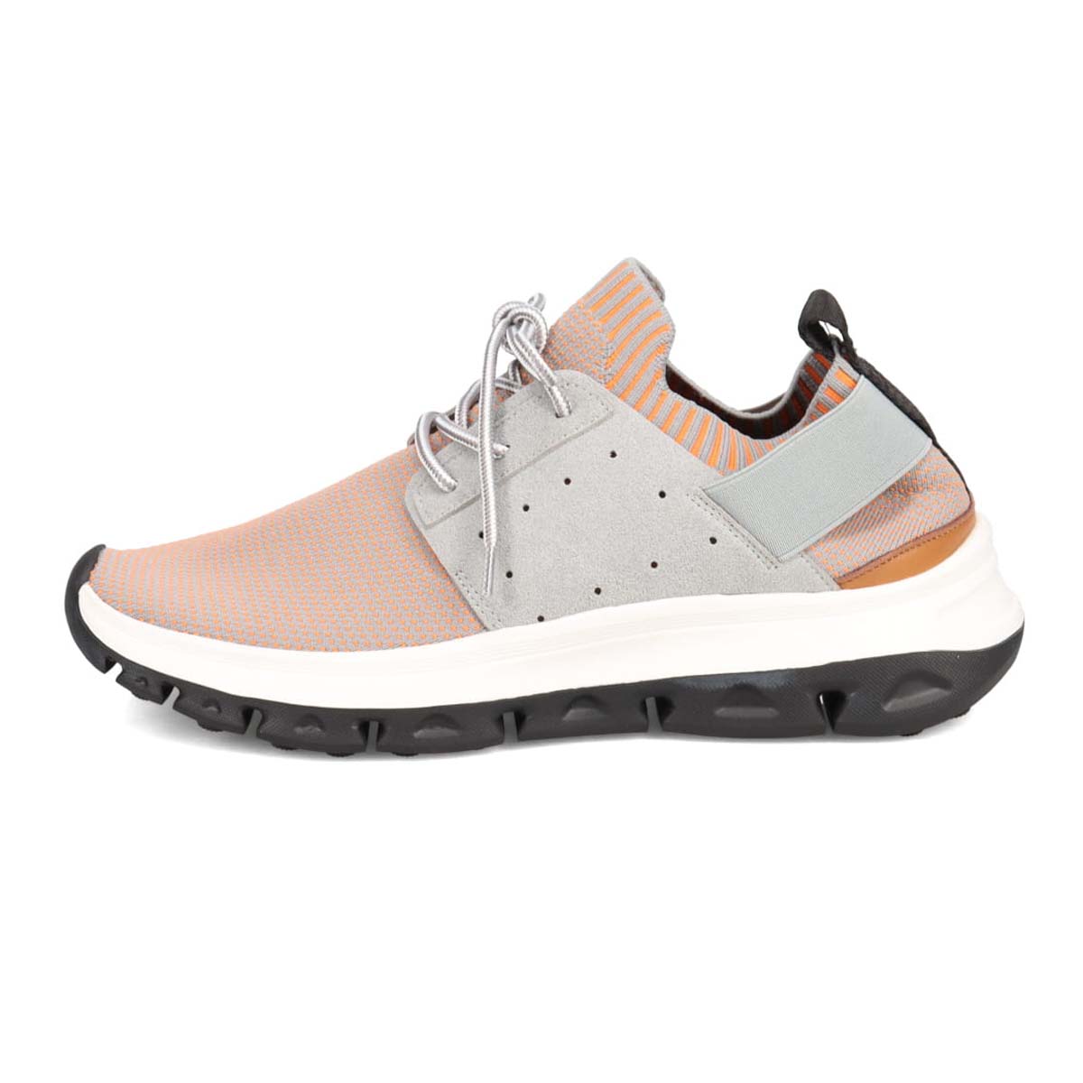 モデロ MODELLO レースアップカジュアルスニーカー DM6522 L-GRAY/ORANGE M(25.0~25.5cm)