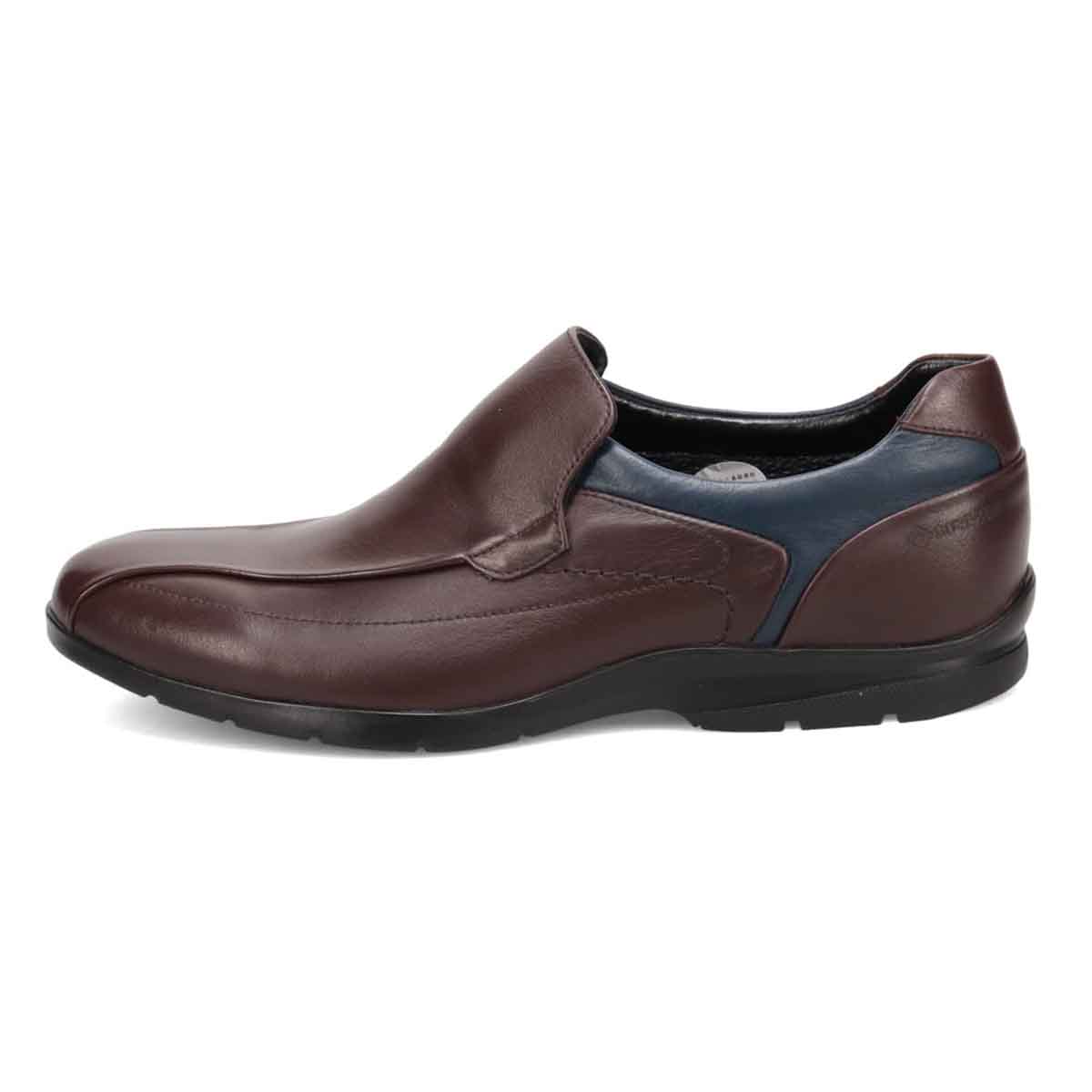 【GORE-TEX】マドラスウォーク madras Walk 「Recovery Shiatsu Insole」搭載で指圧効果により血行をよくする。 全天候快適なゴアテックススリッポン・カジュアルシューズ MW7702R D-BROWN/NAVY 25