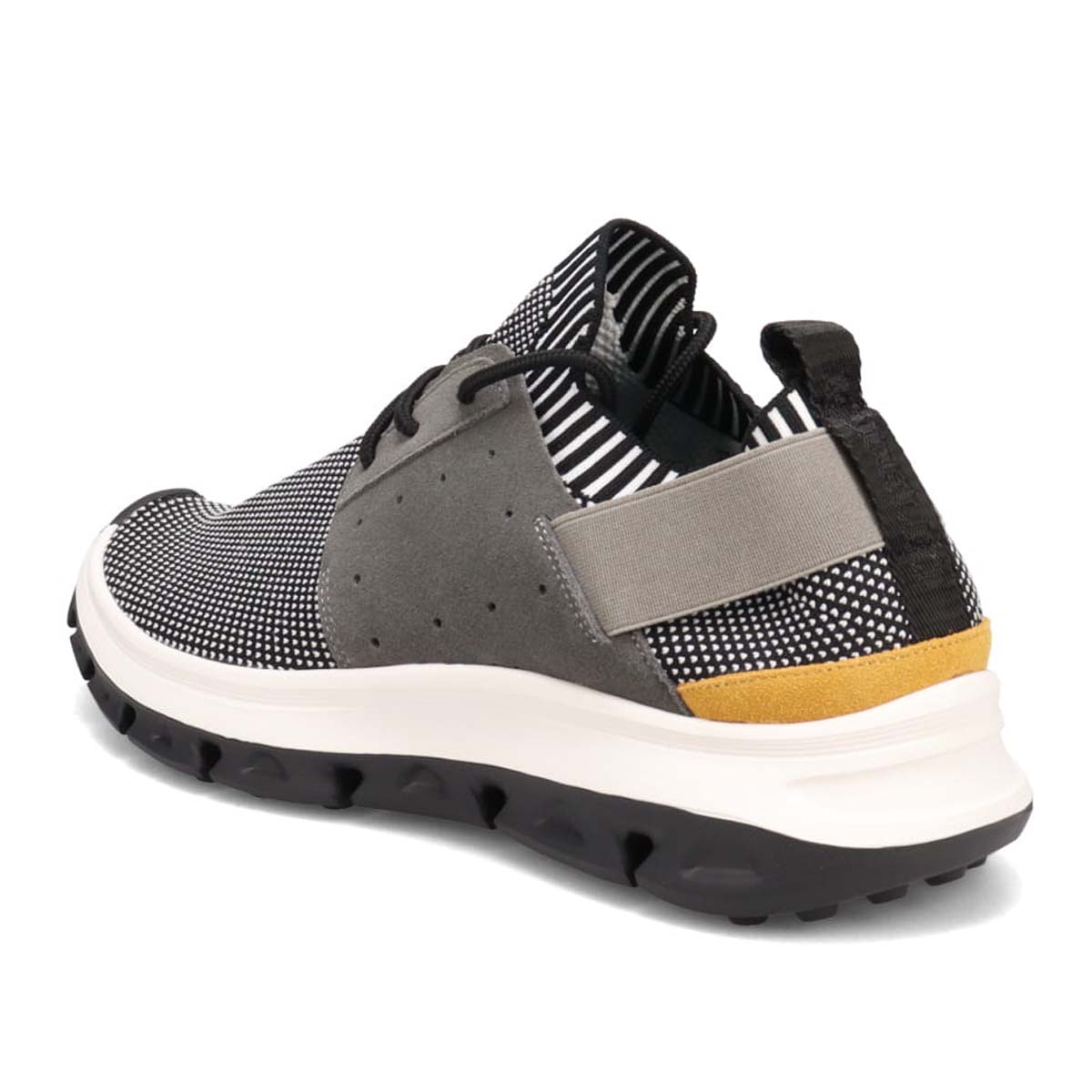 モデロ MODELLO レースアップカジュアルスニーカー DM6522 BLACK/WHITE M(25.0~25.5cm)