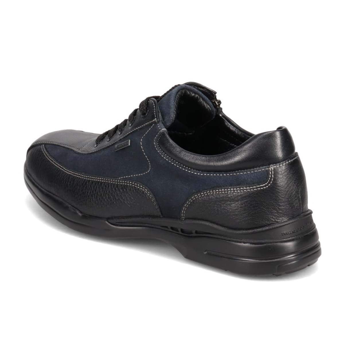 【GORE-TEX】マドラスウォーク madras Walk 「Recovery Shiatsu Insole」搭載で指圧効果により血行をよくする。 全天候快適 ゴアテックス レースアップタウンカジュアルシューズ MW7400R BLACK/NAVY 25