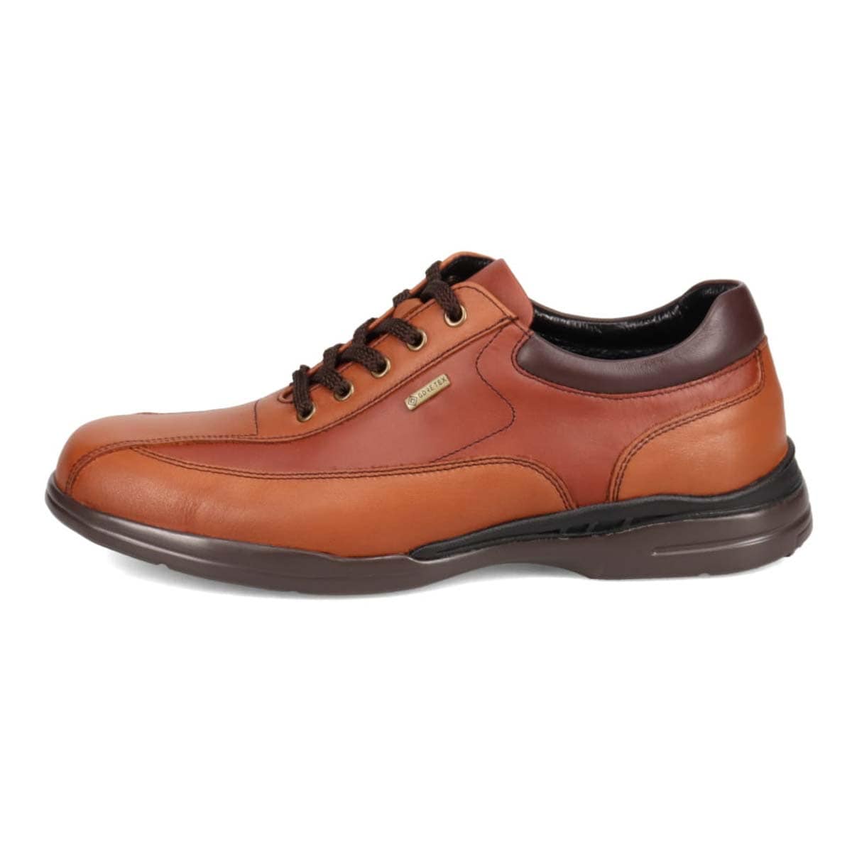 【GORE-TEX】マドラスウォーク madras Walk 「Recovery Shiatsu Insole」搭載で指圧効果により血行をよくする。 全天候快適 ゴアテックス レースアップタウンカジュアルシューズ MW7400R L-BROWN/BROWN 25