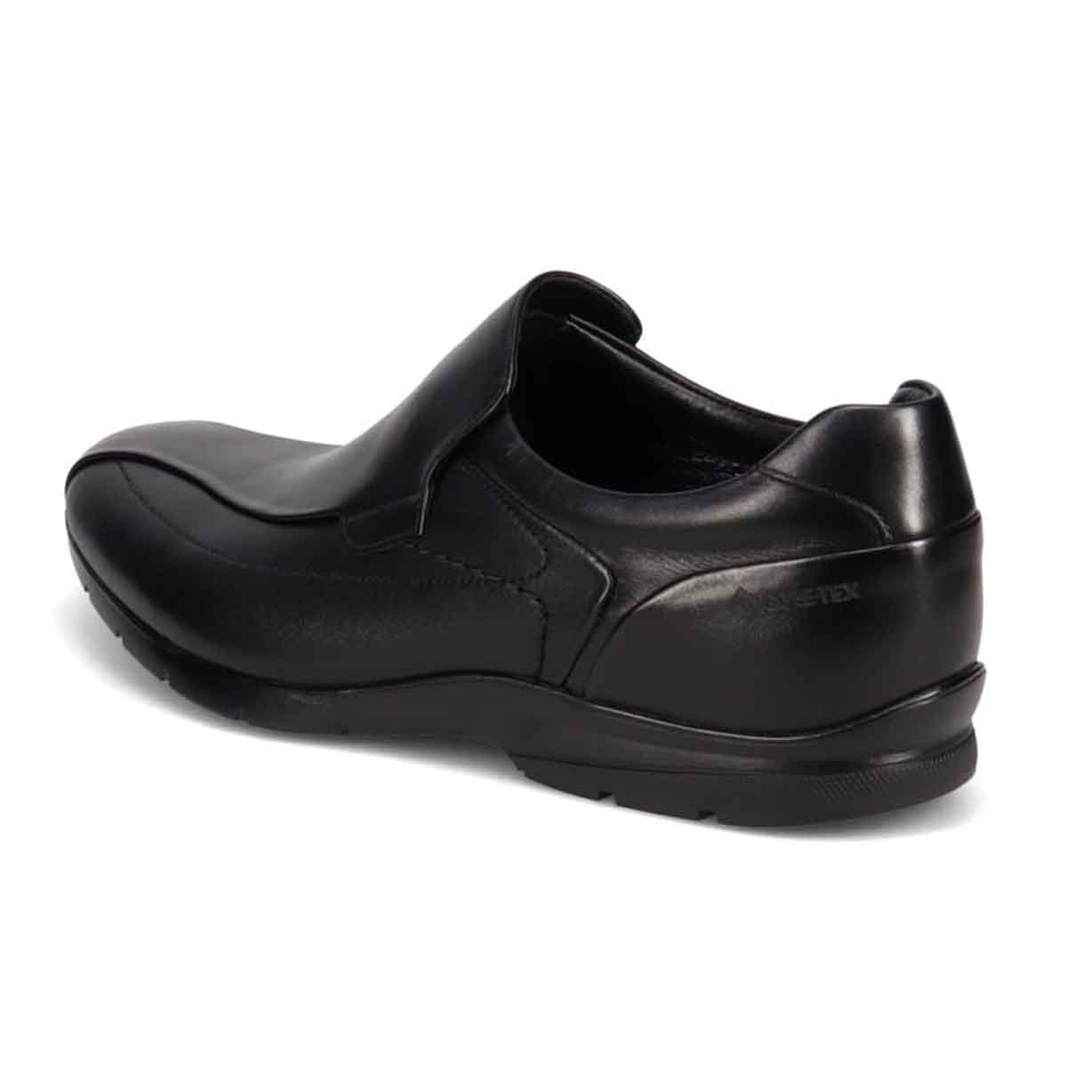 【GORE-TEX】マドラスウォーク madras Walk 「Recovery Shiatsu Insole」搭載で指圧効果により血行をよくする。 全天候快適なゴアテックススリッポン・カジュアルシューズ MW7702R BLACK 25