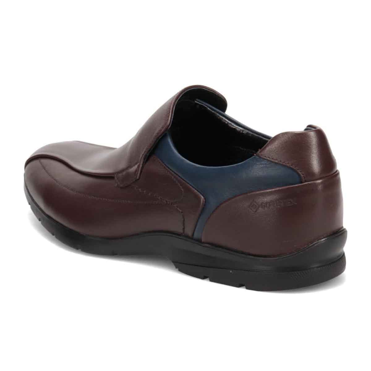【GORE-TEX】マドラスウォーク madras Walk 「Recovery Shiatsu Insole」搭載で指圧効果により血行をよくする。 全天候快適なゴアテックススリッポン・カジュアルシューズ MW7702R D-BROWN/NAVY 25