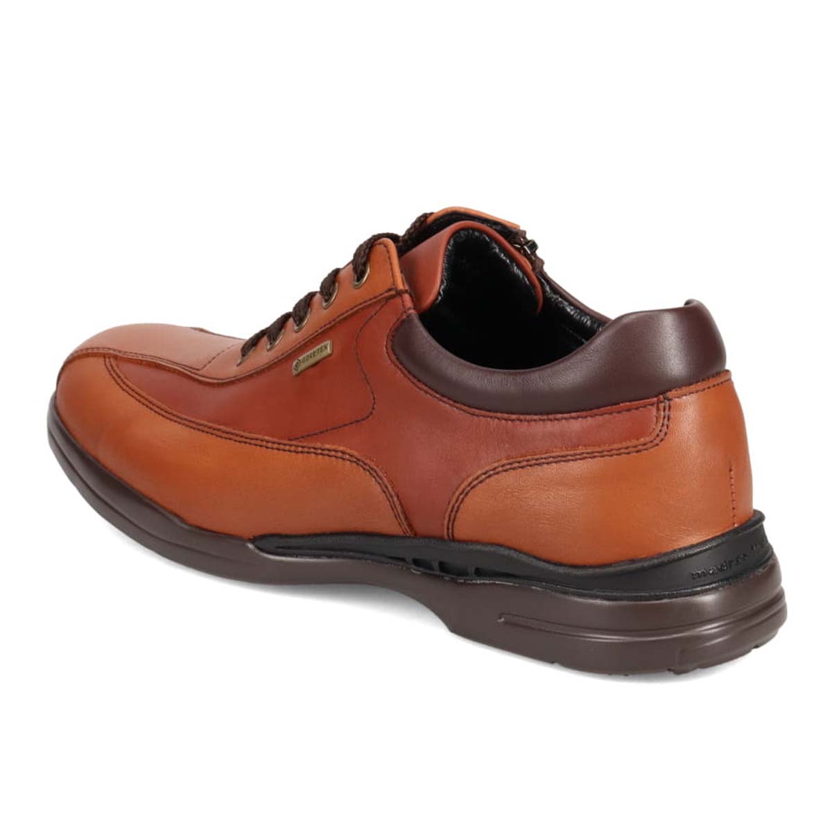【GORE-TEX】マドラスウォーク madras Walk 「Recovery Shiatsu Insole」搭載で指圧効果により血行をよくする。 全天候快適 ゴアテックス レースアップタウンカジュアルシューズ MW7400R L-BROWN/BROWN 25