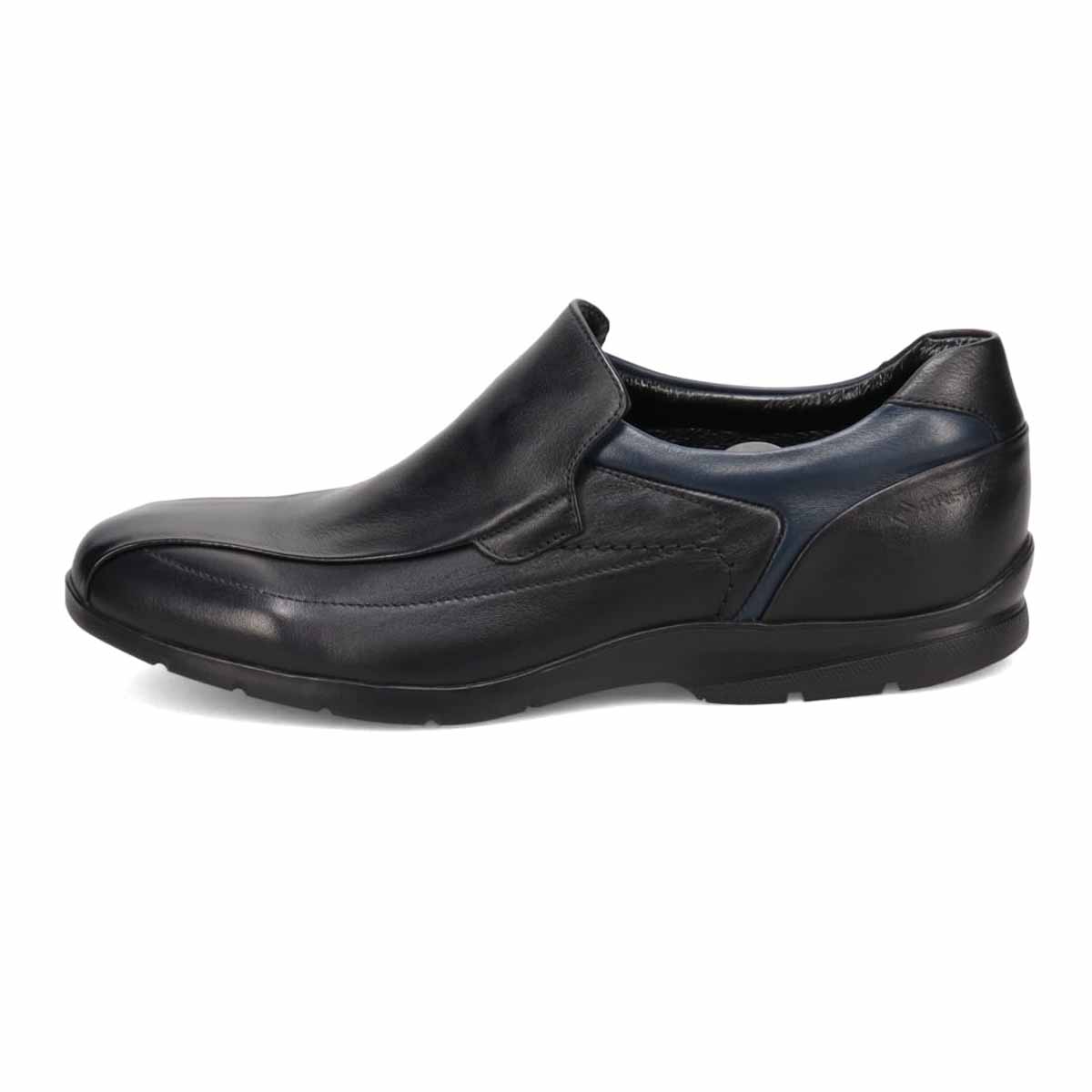 【GORE-TEX】マドラスウォーク madras Walk 「Recovery Shiatsu Insole」搭載で指圧効果により血行をよくする。 全天候快適 ゴアテックス スリッポンタウンカジュアルシューズ MW7401R BLACK/NAVY 25