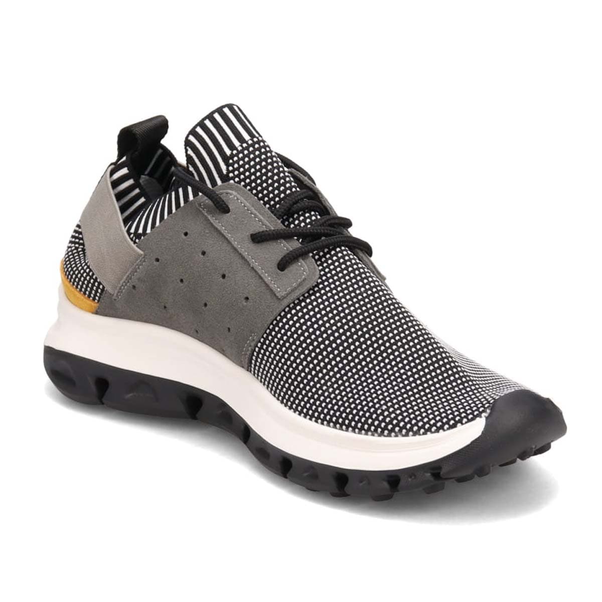 モデロ MODELLO レースアップカジュアルスニーカー DM6522 BLACK/WHITE M(25.0~25.5cm)