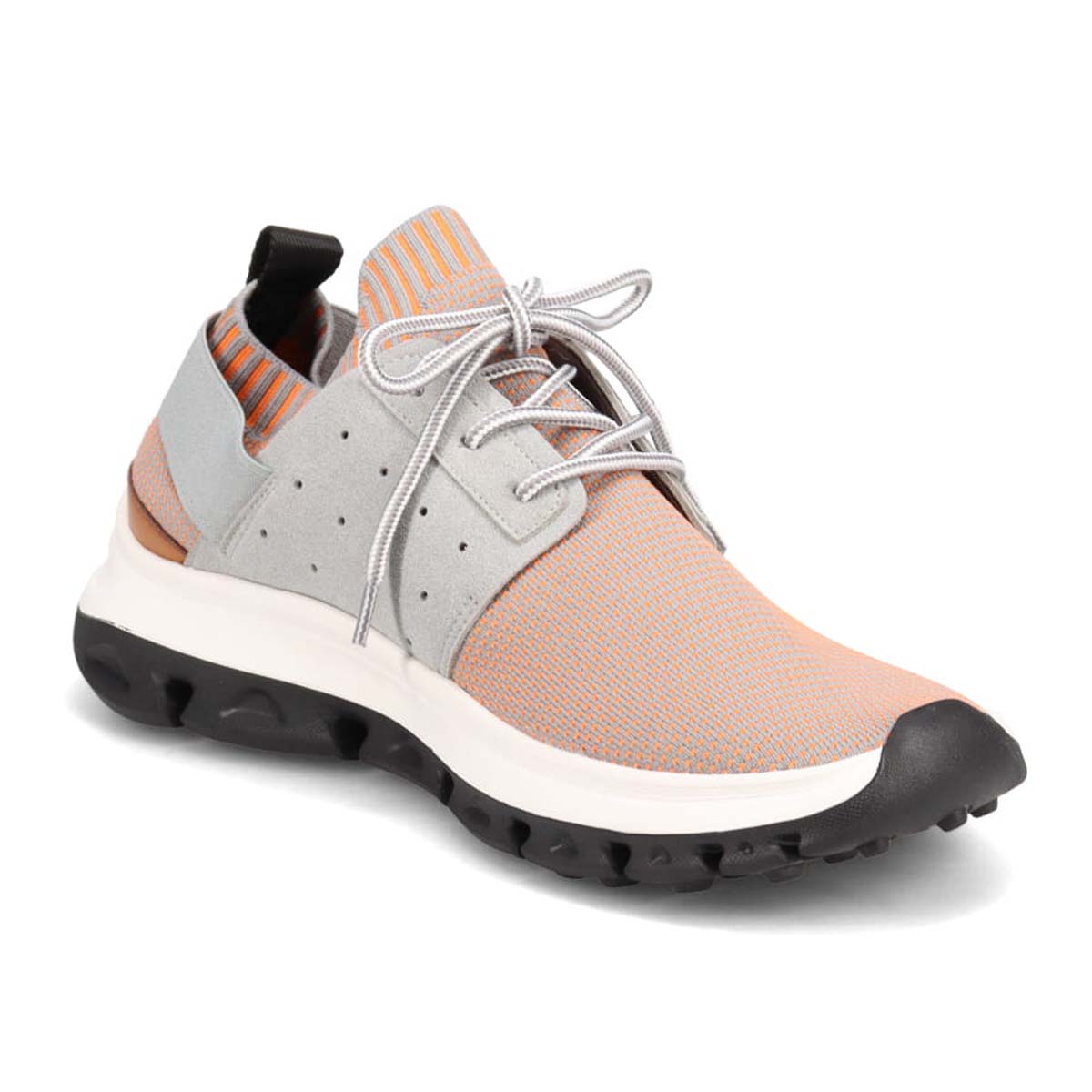 モデロ MODELLO レースアップカジュアルスニーカー DM6522 L-GRAY/ORANGE M(25.0~25.5cm)