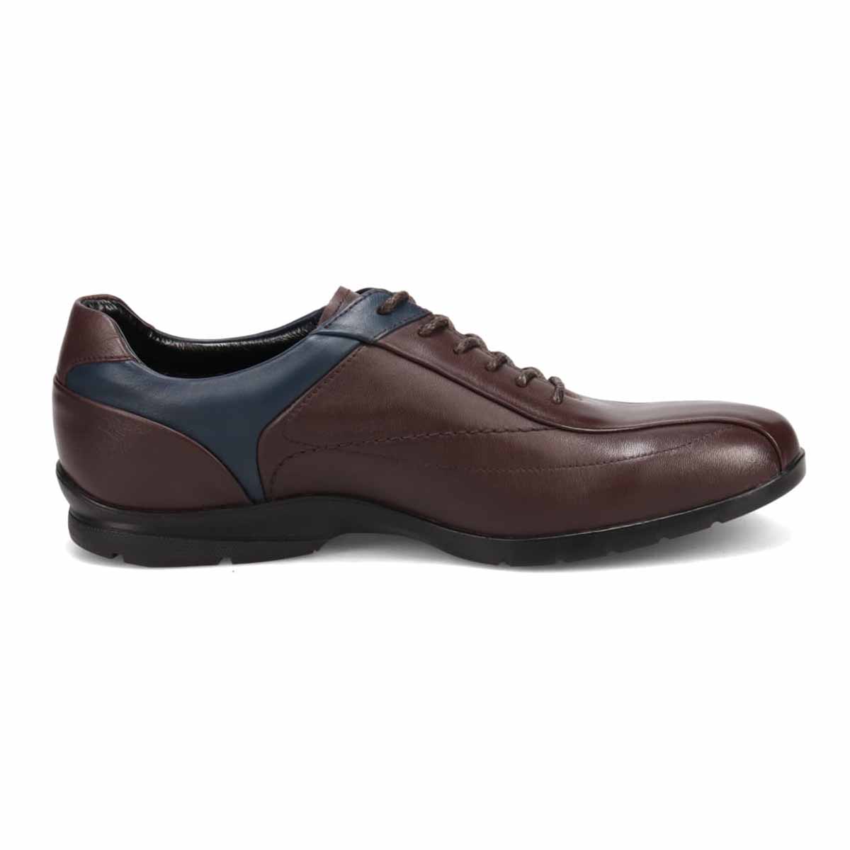 【GORE-TEX】マドラスウォーク madras Walk 「Recovery Shiatsu Insole」搭載で指圧効果により血行をよくする。 全天候快適 カジュアルシューズ MW7700R D-BROWN/NAVY 25