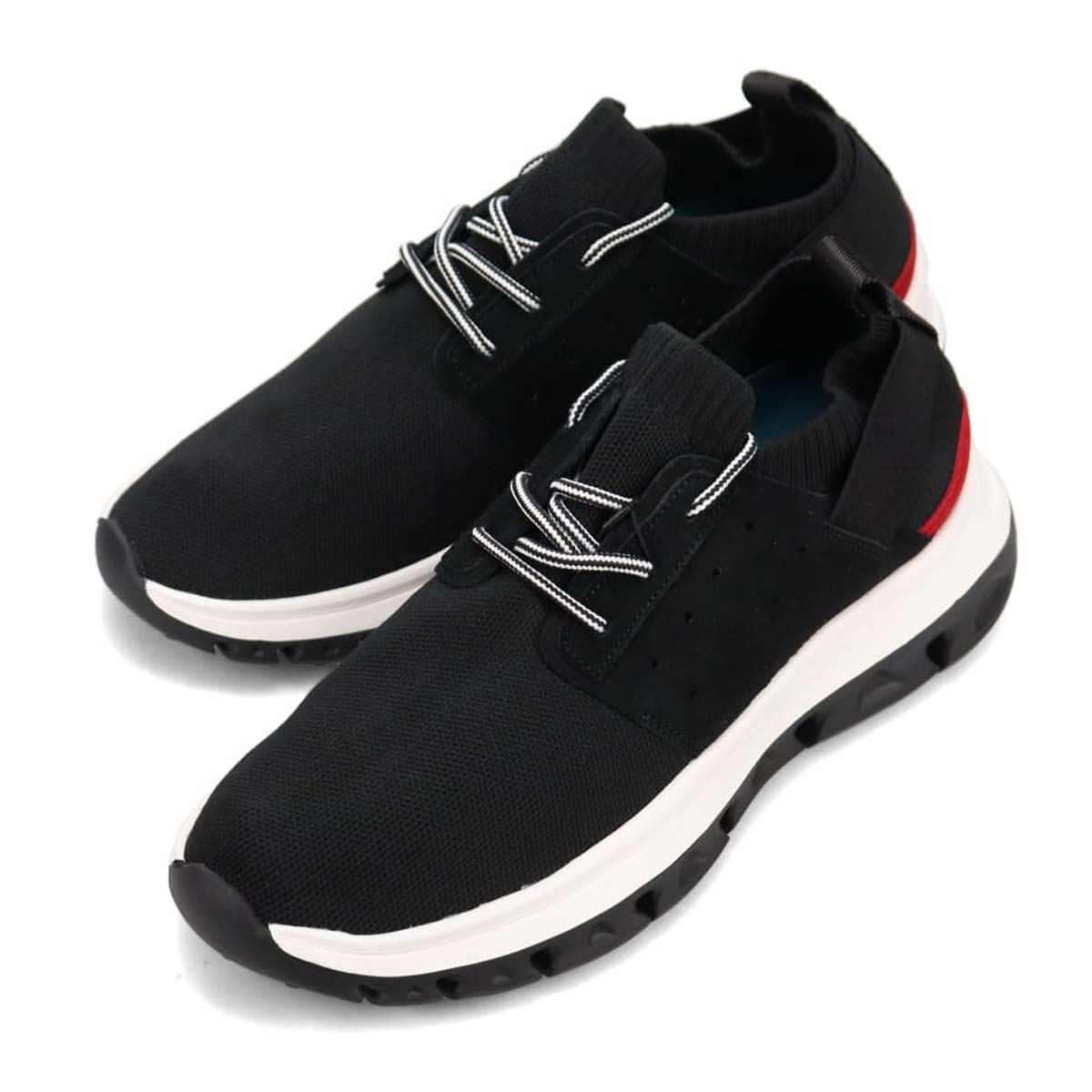 モデロ MODELLO レースアップカジュアルスニーカー DM6522 BLACK M(25.0~25.5cm)