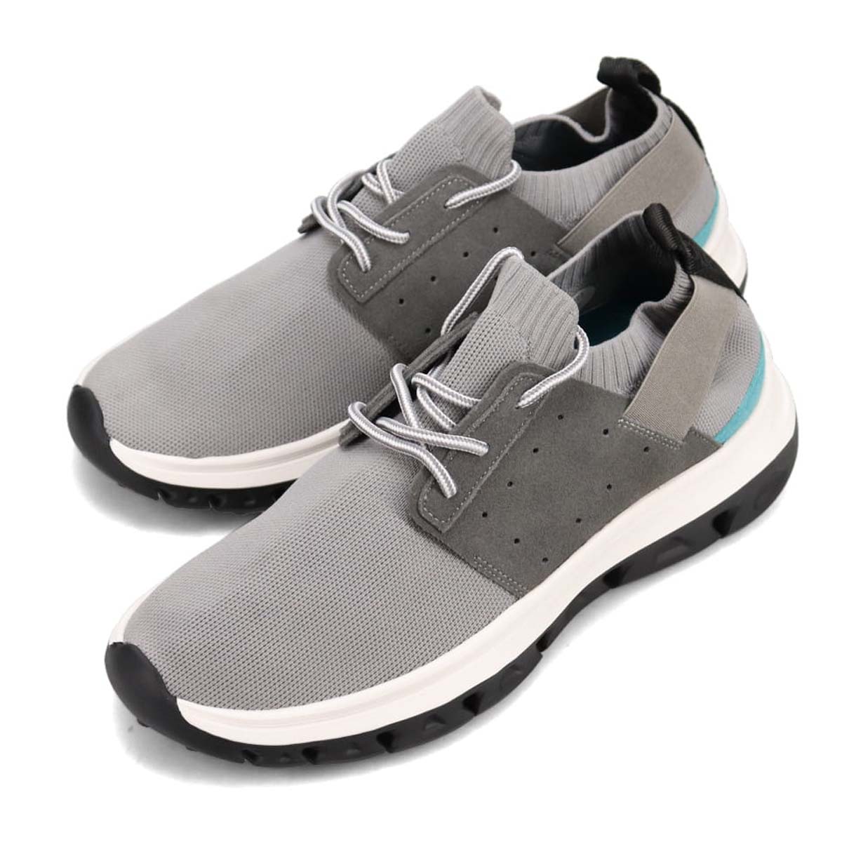 モデロ MODELLO レースアップカジュアルスニーカー DM6522 L-GRAY M(25.0~25.5cm)