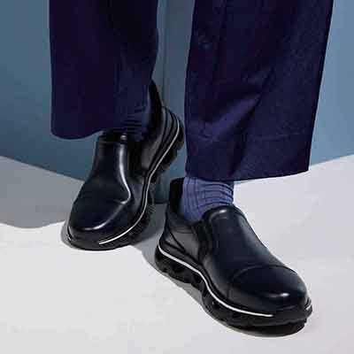 モデロ MODELLO COVEROSS レザースリッポンスニーカー DM3343