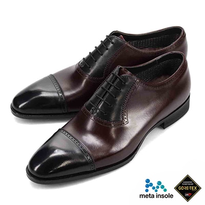 【GORE-TEX】マドラス madras 特許 リカバリーメタインソール搭載シューズ  更なる高みの防水ライン 内羽根ストレートチップ・ビジネスシューズ　M740GMT