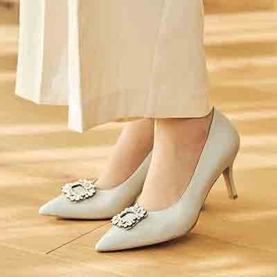 マドラス madras 特許 リカバリーメタインソール搭載 7.0cm  ポインテッドトゥパンプス MAL9105SMT