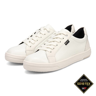 【GORE-TEX】マドラスウォーク madras Walk  より足馴染みの良い革にグレードアップ　コートスニーカー  MWL1022（ホワイト）