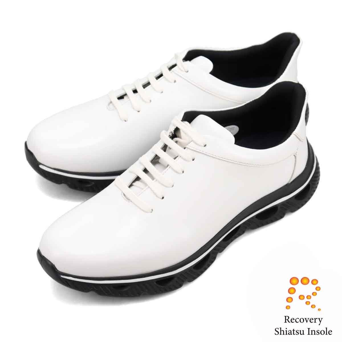 モデロ MODELLO 「Recovery Shiatsu Insole」搭載で指圧効果により血行をよくする。 COVEROS レザースニーカー DM3342R