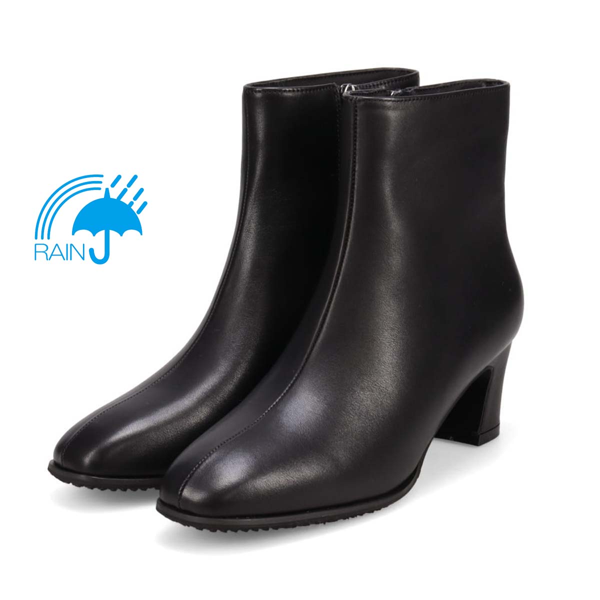 【撥水仕様】モデロ MODELLO 5.5cmヒール エレガンスショートブーツ  DML5502