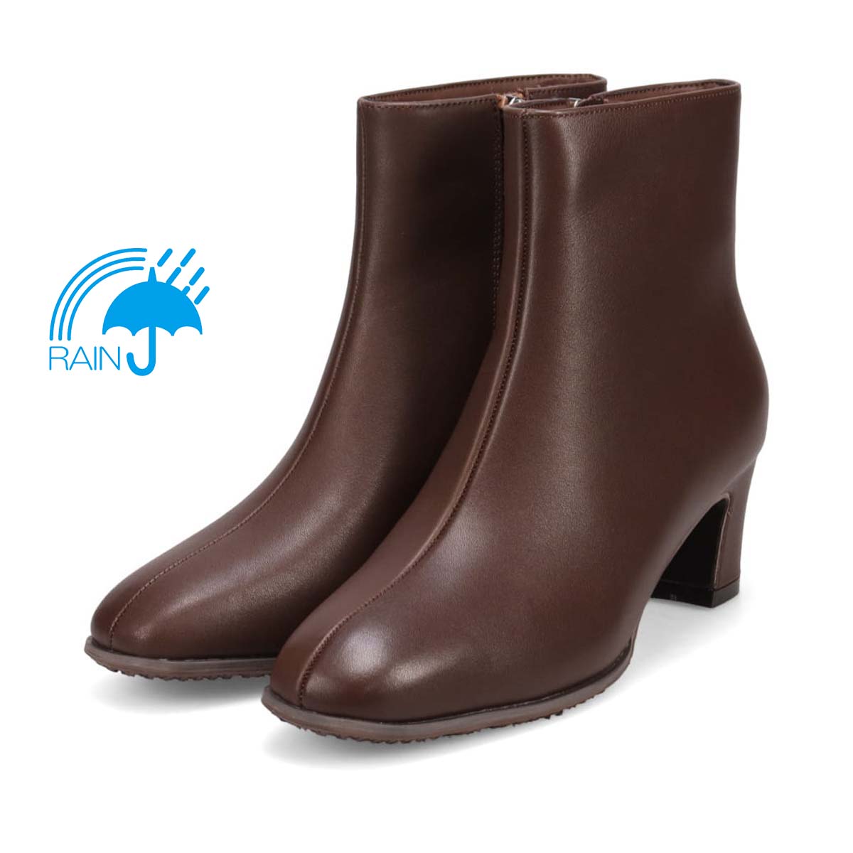 【撥水仕様】モデロ MODELLO 5.5cmヒール エレガンスショートブーツ  DML5502