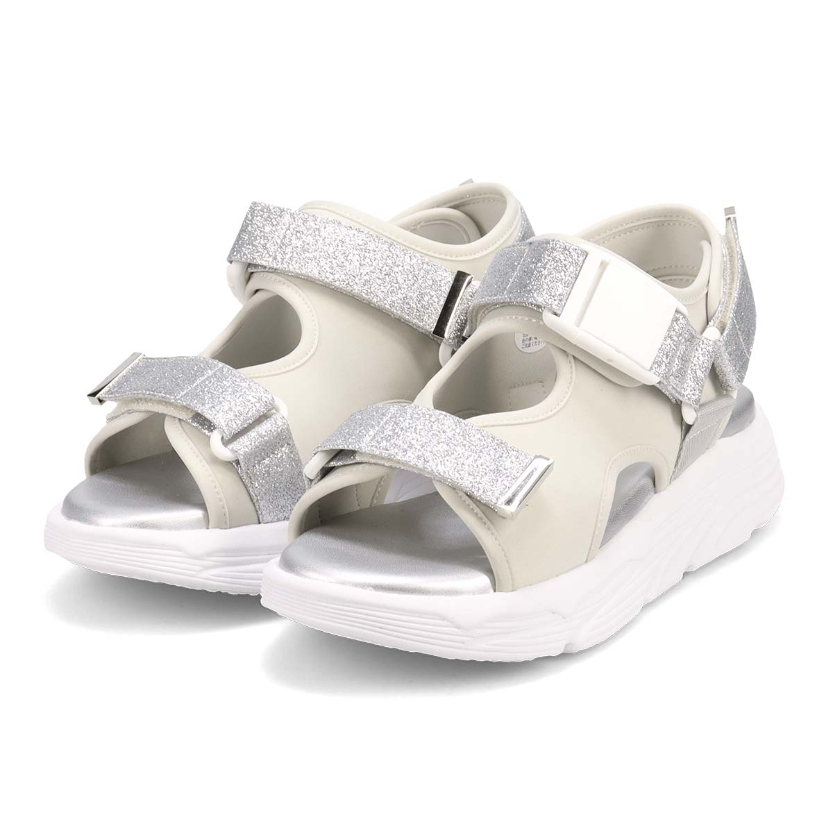 モデロ MODELLO グリッターベルテッド スポーツサンダル　DML6054