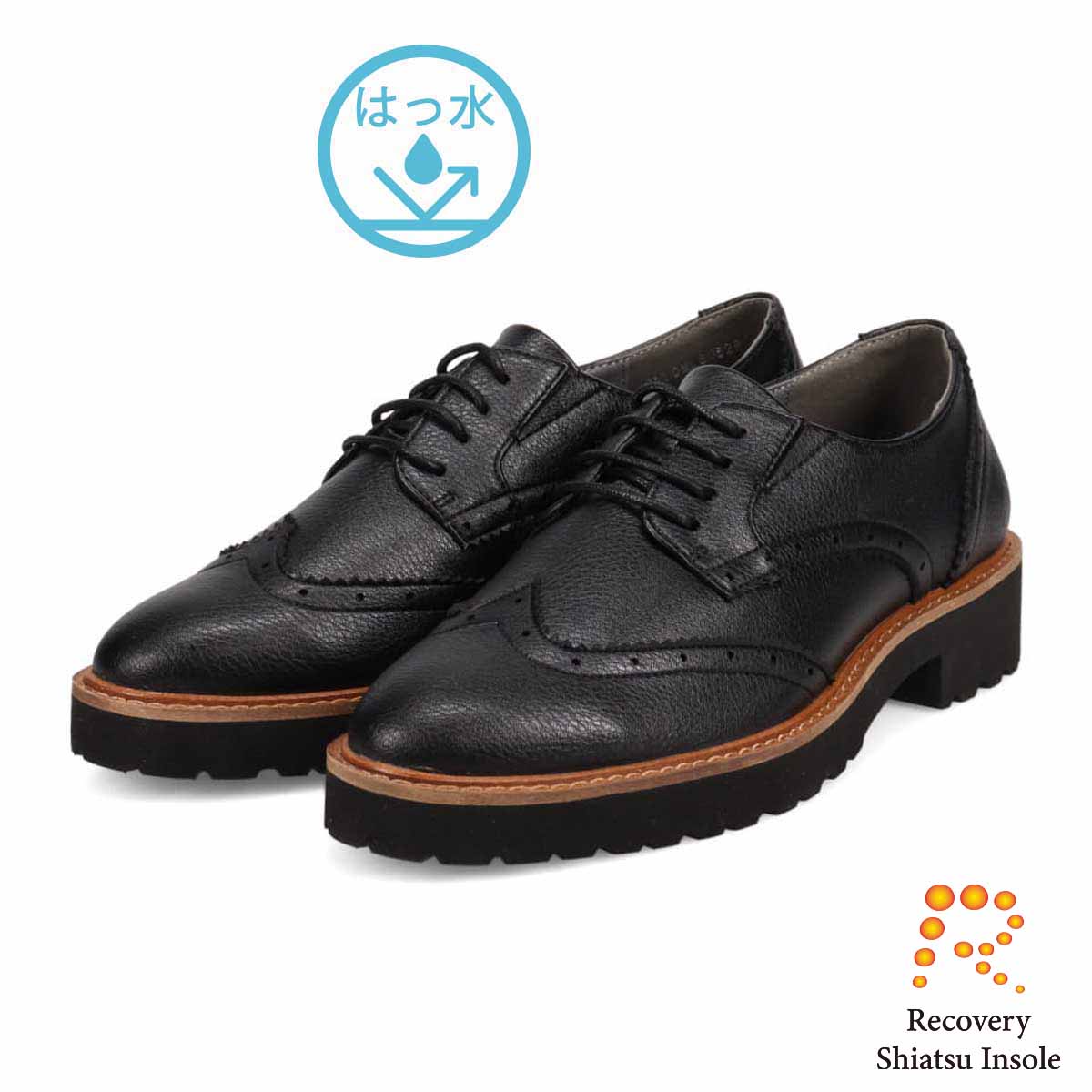 モデロ MODELLO 「Recovery Shiatsu Insole」搭載で指圧効果により血行を115％促進。Recoveryスタンダードオックスフォードシューズ　DML6062R