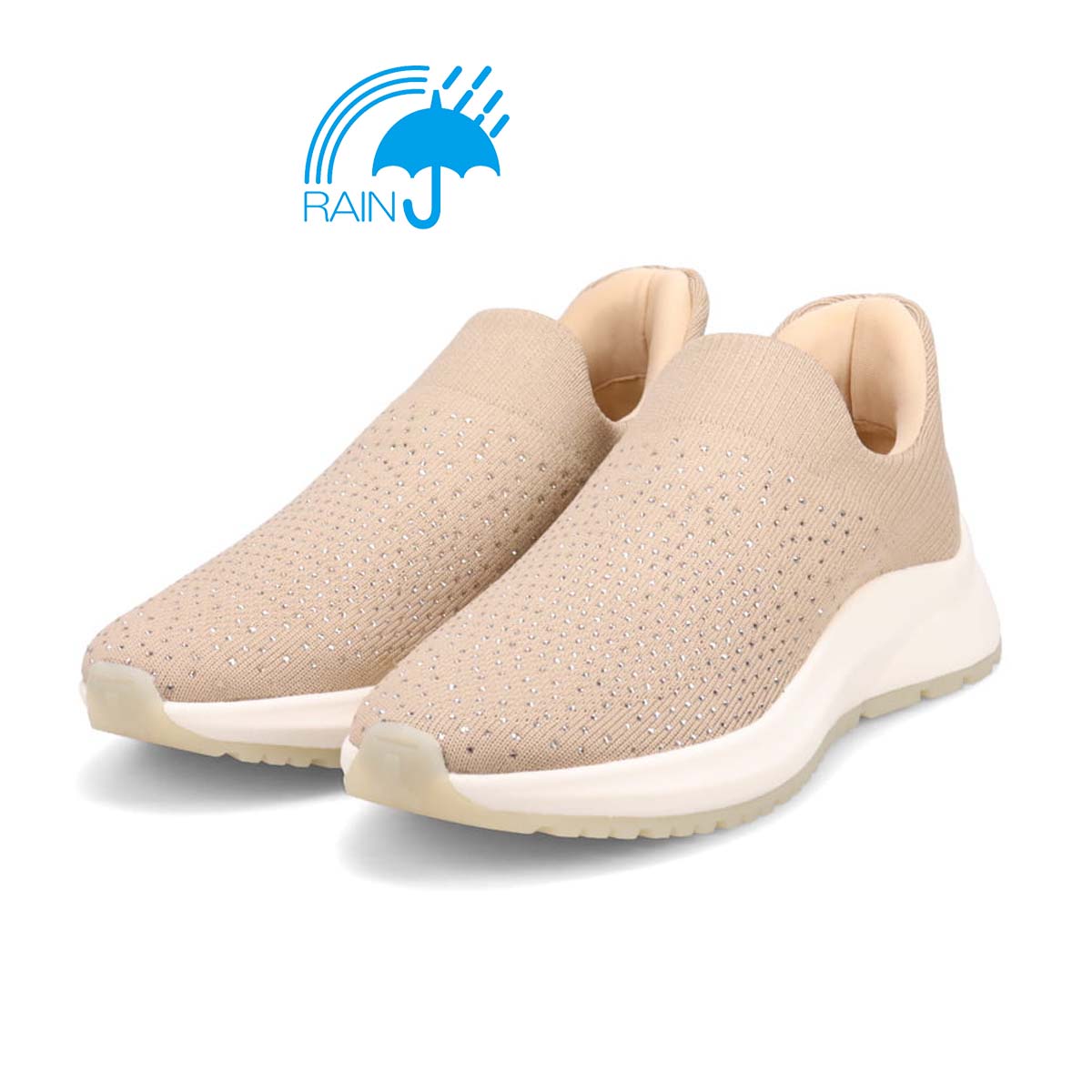 【撥水仕様】モデロ MODELLO ニットスリッポンスニーカー　DML8806