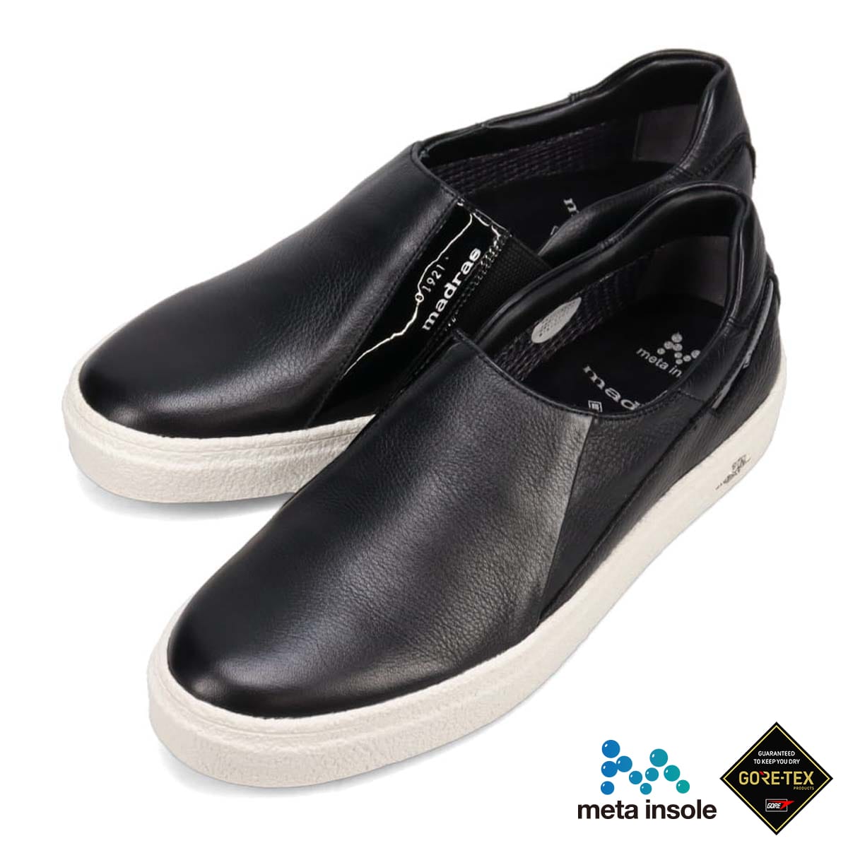 【GORE-TEX】マドラス madras 特許 リカバリーメタインソール搭載シューズ スリッポンカジュアルシューズ M510AGMT