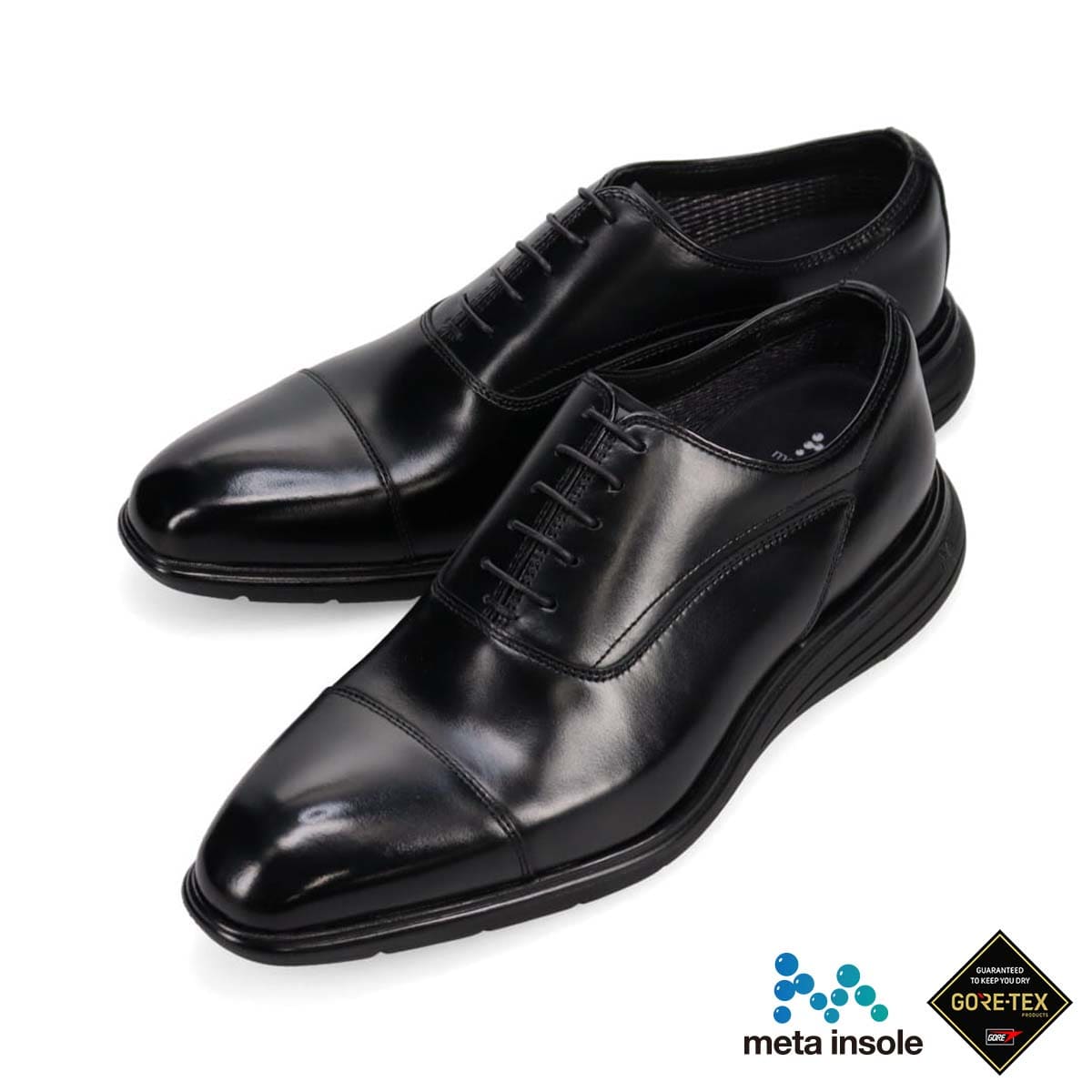 【GORE-TEX】マドラス madras 特許 リカバリーメタインソール搭載シューズ 内羽根ストレートチップドレスシューズ M8832GMT