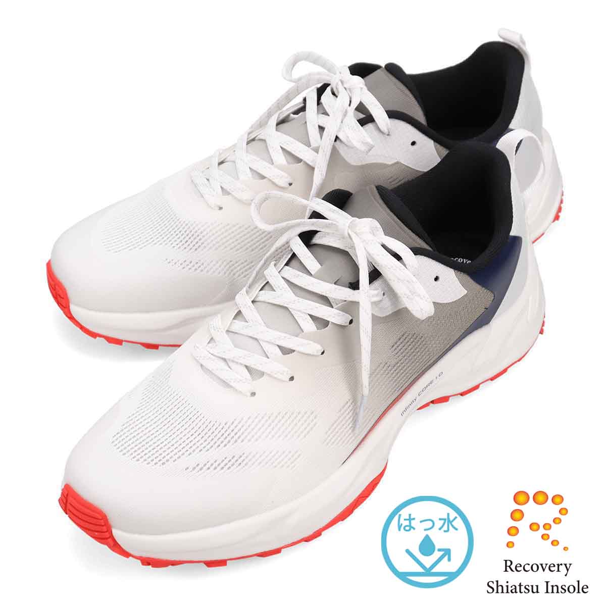 【Infinity CORE 1.0】マドラスウォーク madras Walk　Recovery Shiatsu Insole　アウトドアレジャー向け  撥水仕様　メンズ　カジュアルスニーカー　MW100R　※ユニセックスサイズ展開