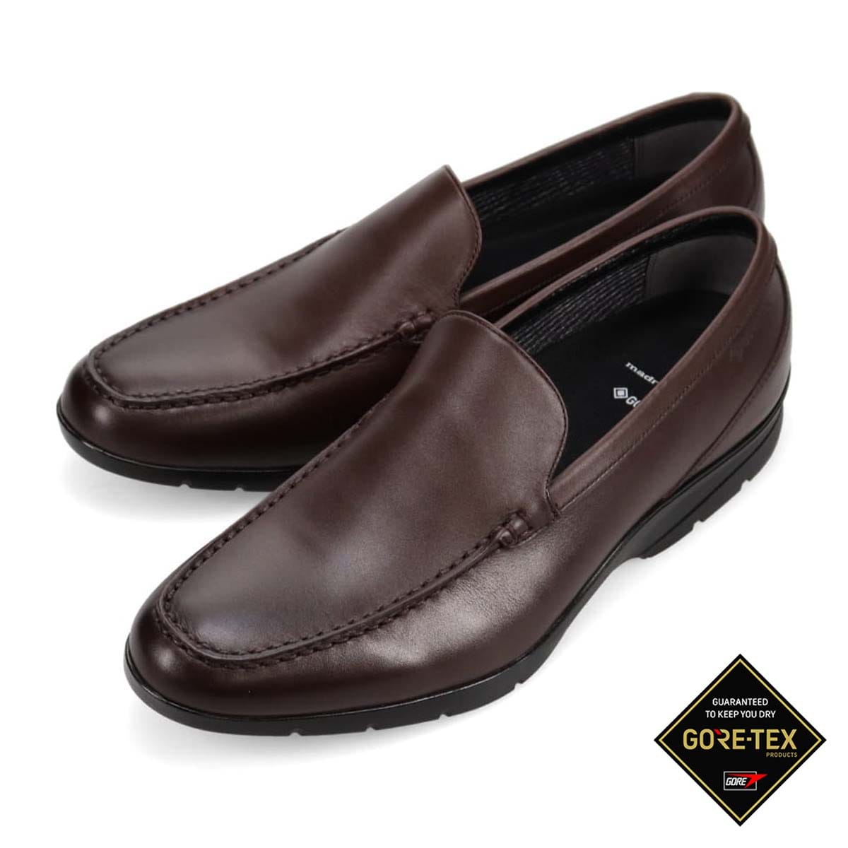 【GORE-TEX】マドラスウォーク madrasWalk ゴアテックス 全天候快適 スリッポンドレスシューズ MW7703
