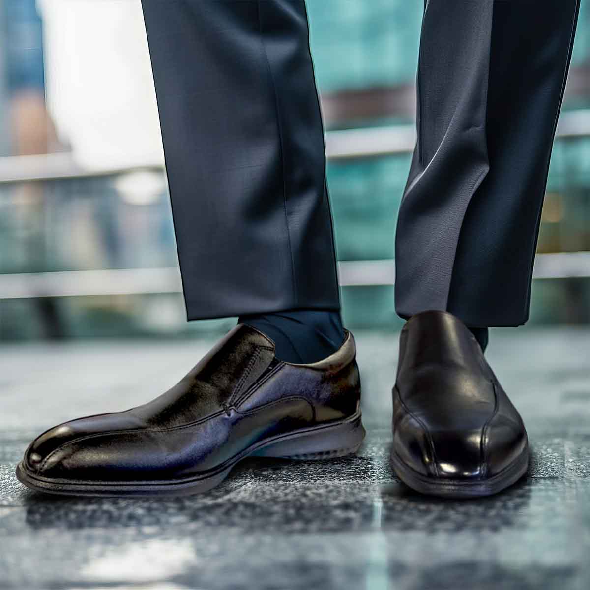 【GORE-TEX】マドラスウォーク madras Walk 「Recovery Shiatsu Insole」搭載で指圧効果により血行をよくする。　フォーマル且つアクティブに。ゴアテックスファブリクス搭載 スワールモカ・スリッポンビジネスシューズ  MW7932R