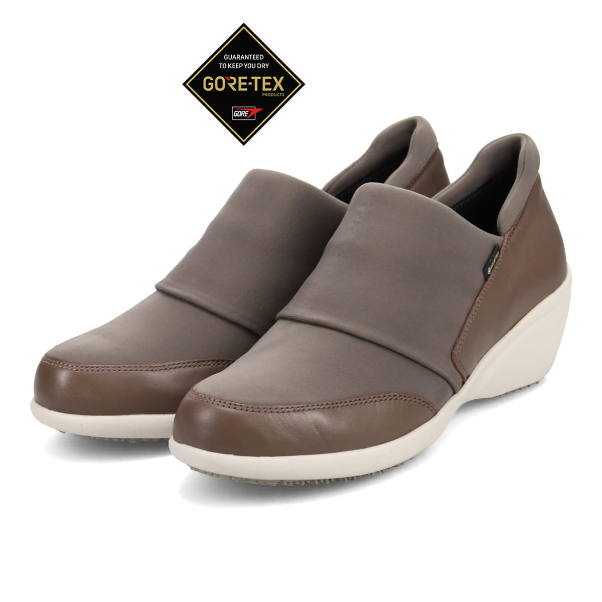 【GORE-TEX】 マドラスウォーク madras Walk シンプルなデザインでさまざまなスタイルに合わせやすい!通勤・きれい目スリッポンスニーカー MWL1008