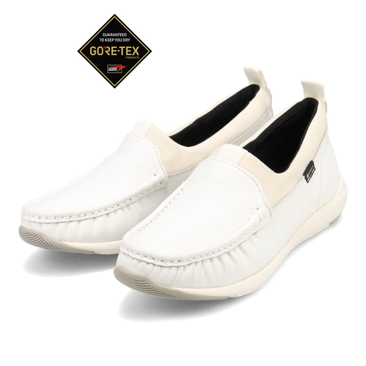 【GORE-TEX】マドラスウォーク madras Walk 本格的な手縫いモカデザイン、スマートなラストが特徴のストレッチ・モカシンスリッポンシューズ MWL1021