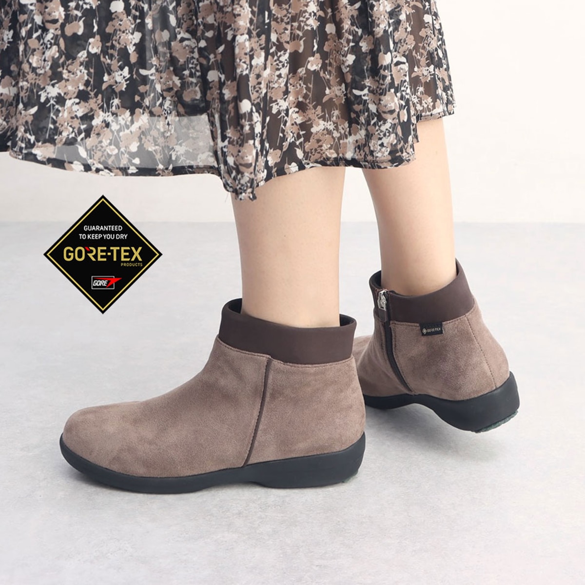 【GORE-TEX】 マドラスウォーク madras Walk ゆったり4E設計!防水・透湿機能の本格的な機能 ショートブーツ MWL2214