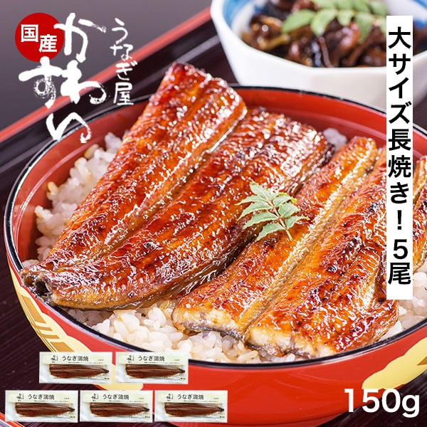 うなぎ 国産 鰻 蒲焼き 国産うなぎ 大サイズ 150g×5本 ウナギ 鰻 土用丑 お取り寄せ グルメ 冷凍 保存食 ギフト 誕生日 記念日 贈り物 母の日 父の日