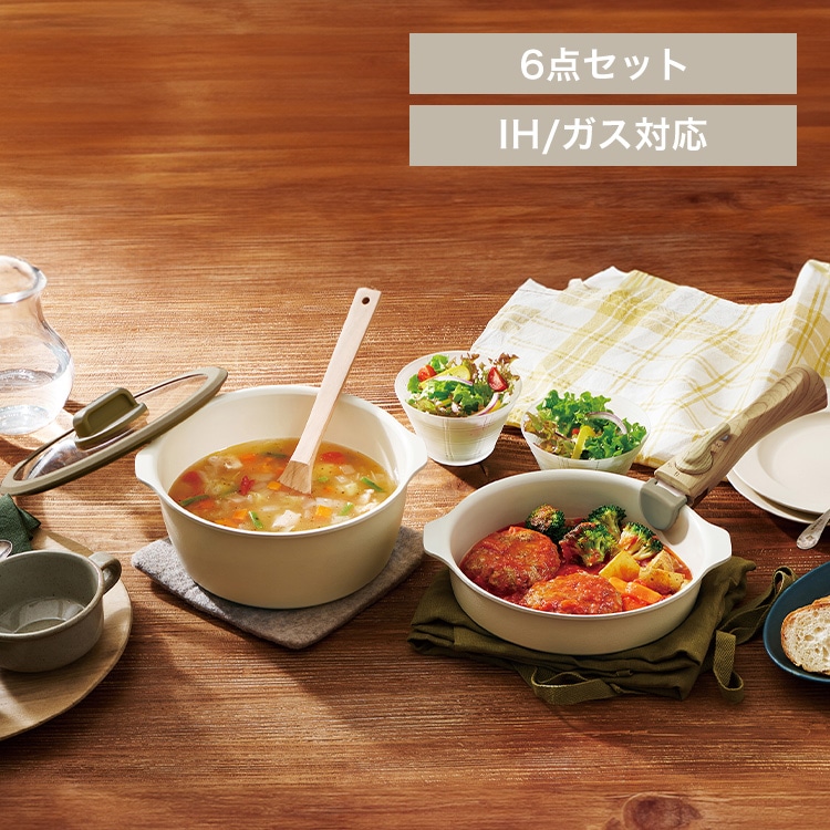 お皿になるフライパン 6点 DPAN-6S