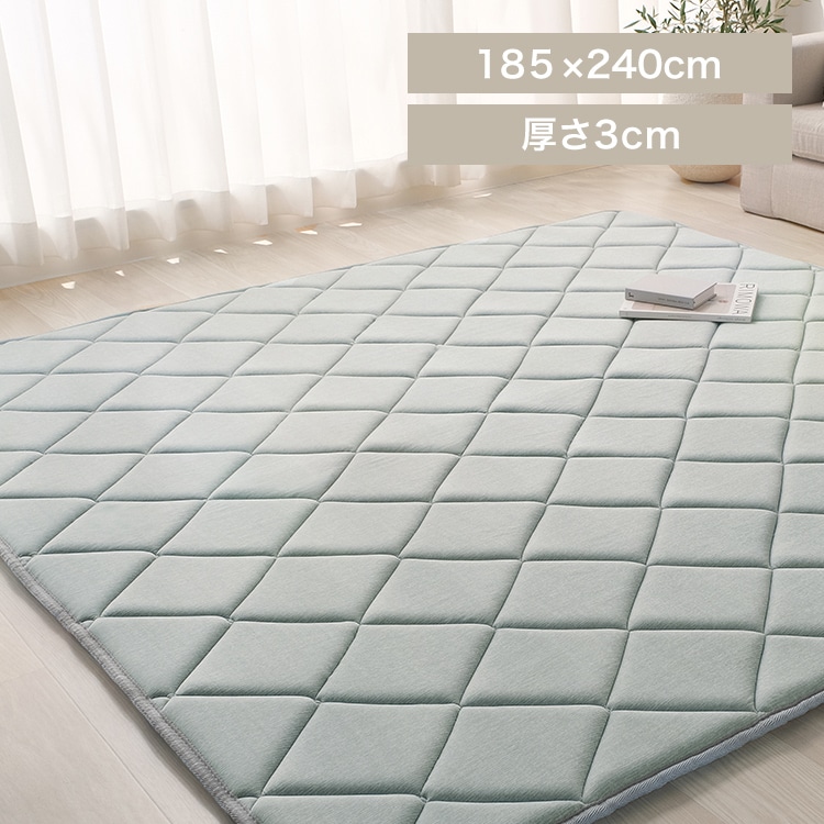 ラ・クッションラグ 冷感ジェルタイプ ACRRG-1824 グレー