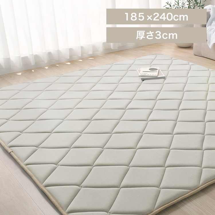 ラ・クッションラグ 冷感ジェルタイプ ACRRG-1824 ベージュ