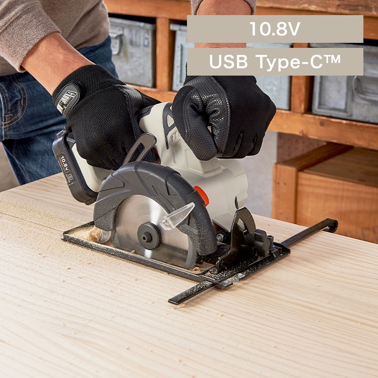 充電式丸のこ10.8V JSC125TC サンドベージュ