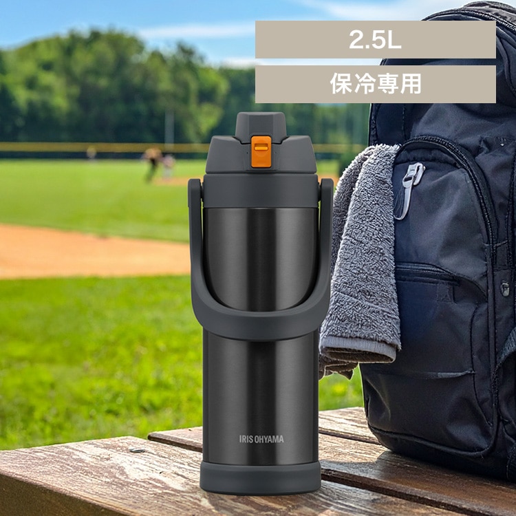 ステンレスケータイボトルスポーツジャグ SJ-2500 グレー