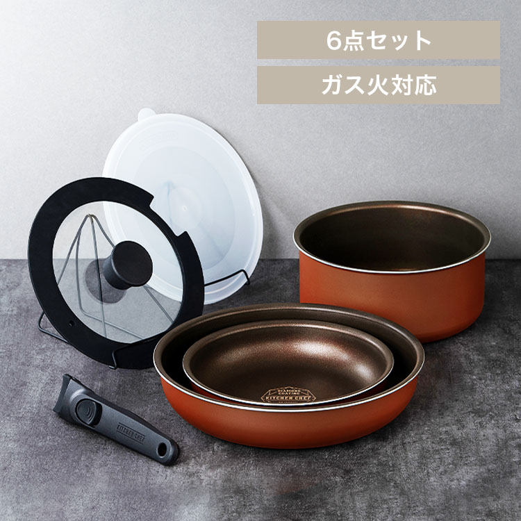 ダイヤモンドコートパン 6点 PDCG-T6S