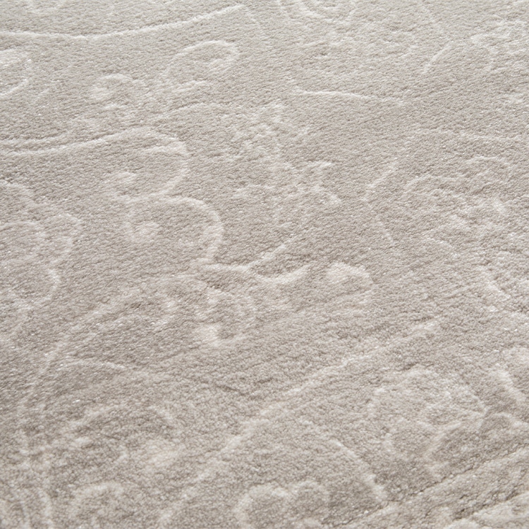 ウィルトン織ラグ│140×200 フレンチシャビー/ライトグレー