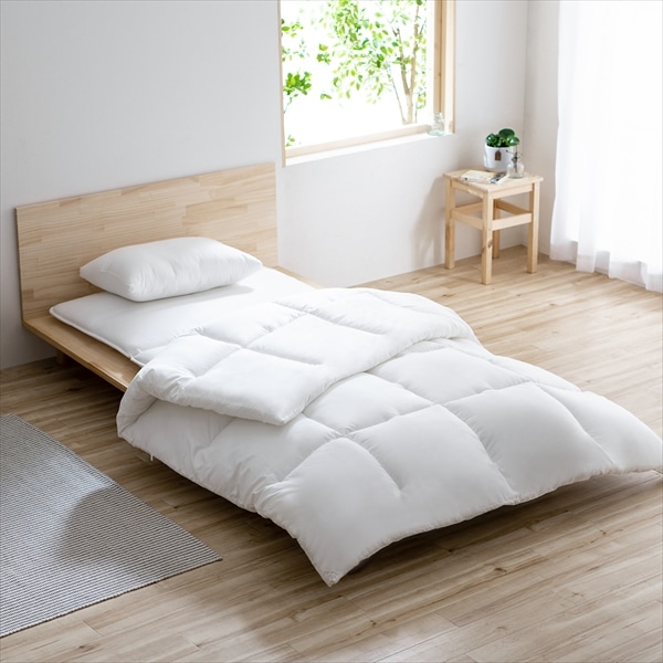 洗える掛け布団　洗濯ネット付　Sサイズ　ホワイト