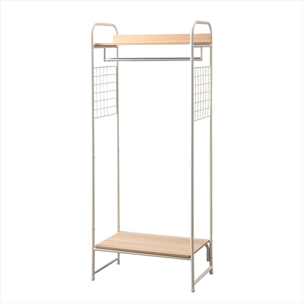 スタイルハンガー 2WAYタイプ プレミアム メッシュパネル付き PI-B4 ホワイト