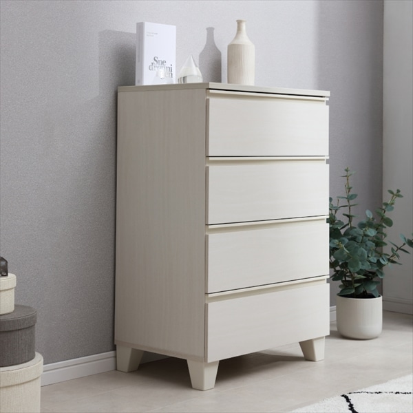 ウッドチェスト　脚付き　幅59cm