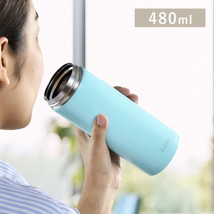fulme. 水筒 ハンドル付 480ml FM-SR480 グロッシーブルー