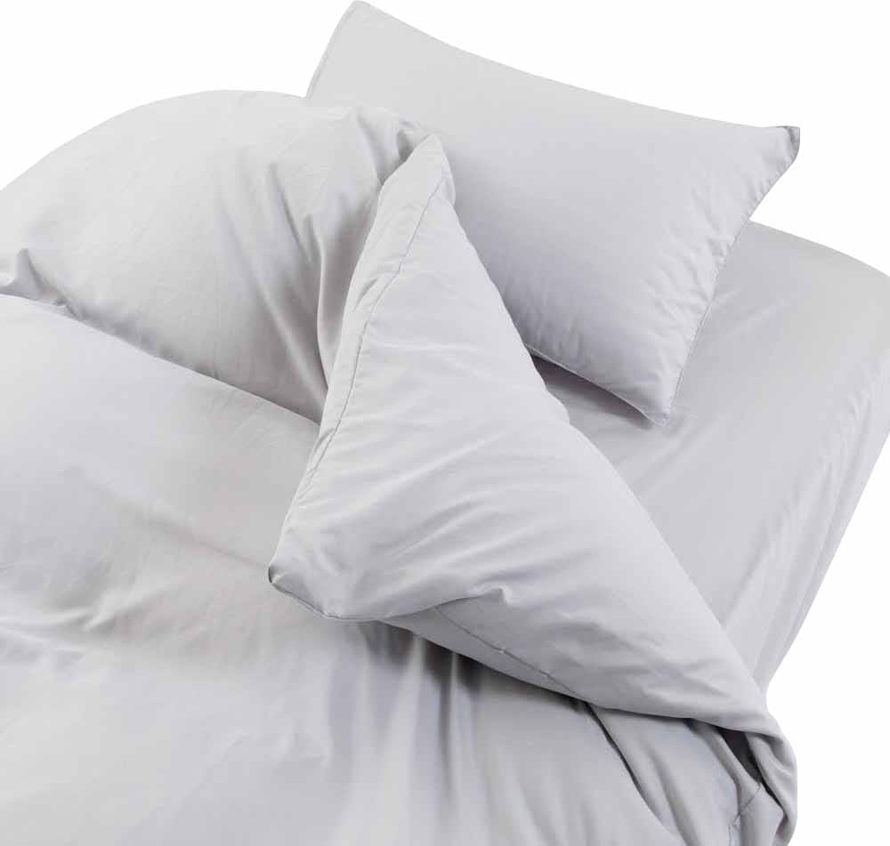 和洋式兼用布団カバー4点セット・ダブル BJDCV-4SET-D シルバーグレー