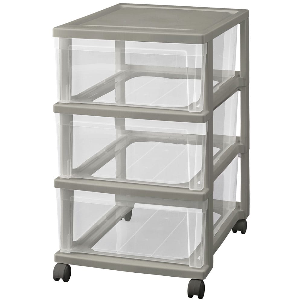 【4個セット】クローゼットキャリー AA-530 ダークグレー